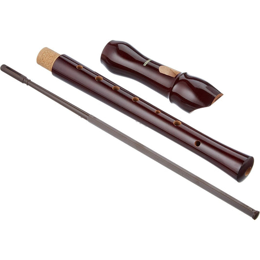 Hohner 9555 Soprano Recorder Pearwood Baroque Fingering for Beginners
