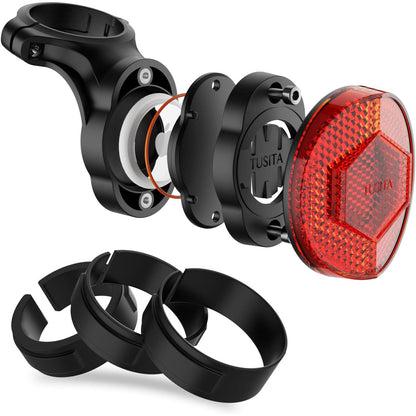 TUSITA Hidden Airtag Seatpost Mount for Garmin Varia