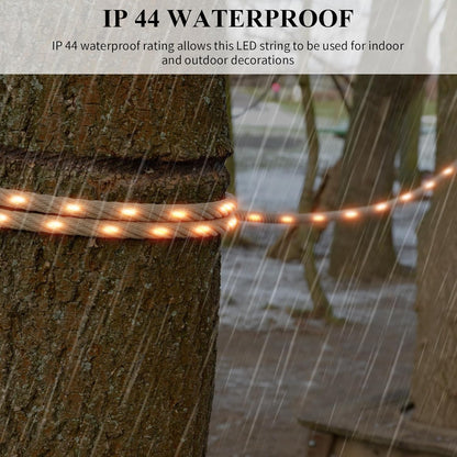 Litinliv 3m LED Hemp Rope Fairy Lights, 60 LEDs Remote