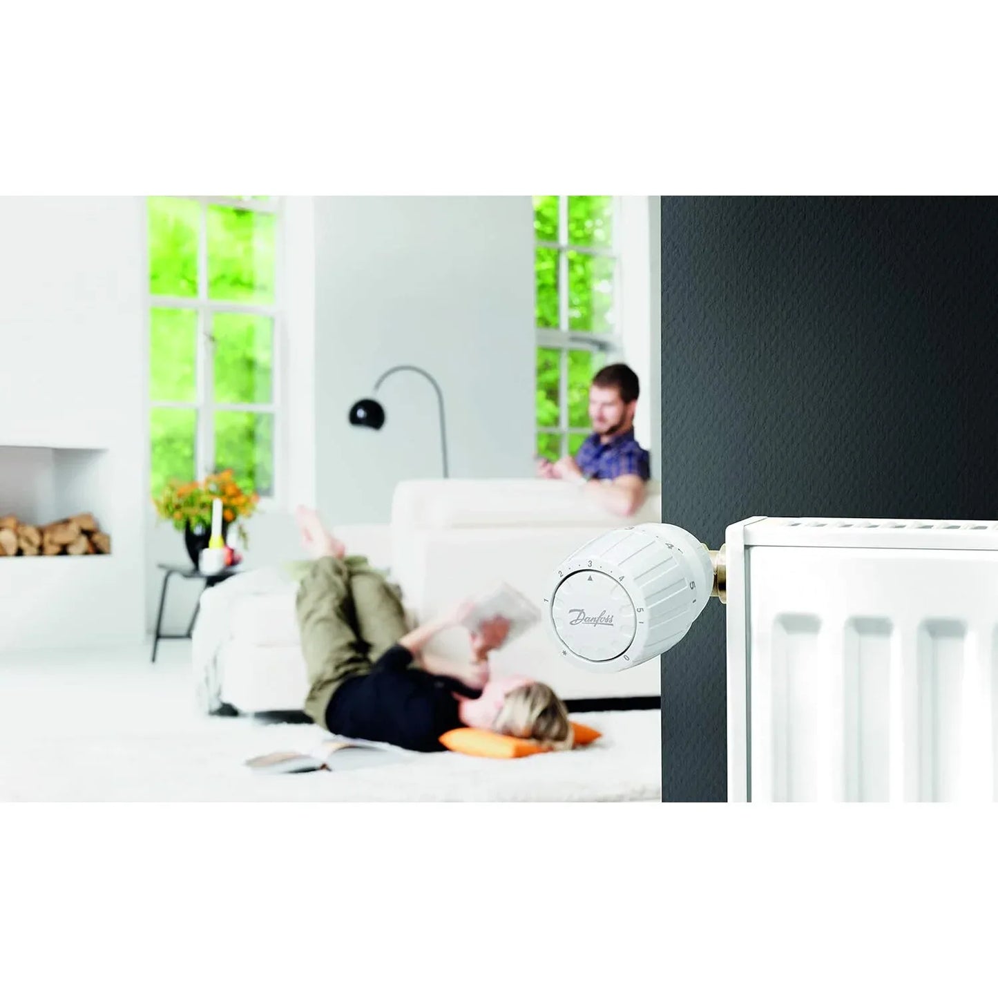 Danfoss Thermostatic Radiator Head, RA/VL 26mm Valves, Remote Bulb Control - Gomix Brands Outlet