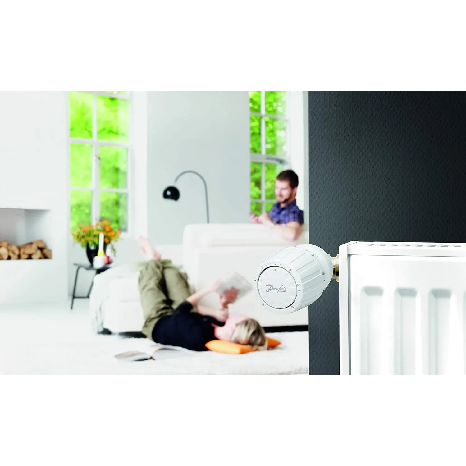 Danfoss Thermostatic Radiator Head, RA/VL 26mm Valves, Remote Bulb Control - Gomix Brands Outlet