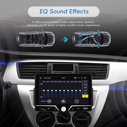 7-inch Single Din Car Stereo with CarPlay Android Auto Bluetooth