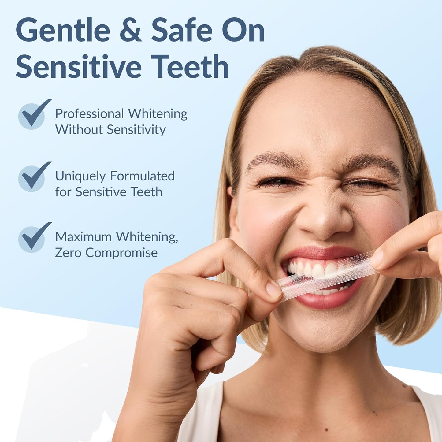 DR.DENT Professional Teeth Whitening Strips – 44 Count, Pain‑Free, At‑Home