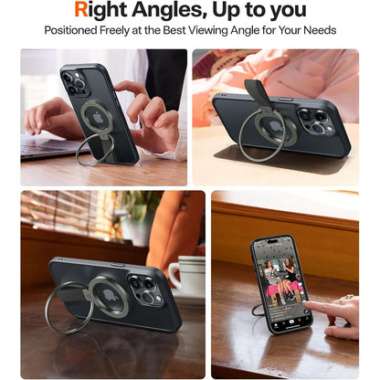 TORRAS 2025 Upgrade Magnetic Phone Grip Kickstand with Braided Strap