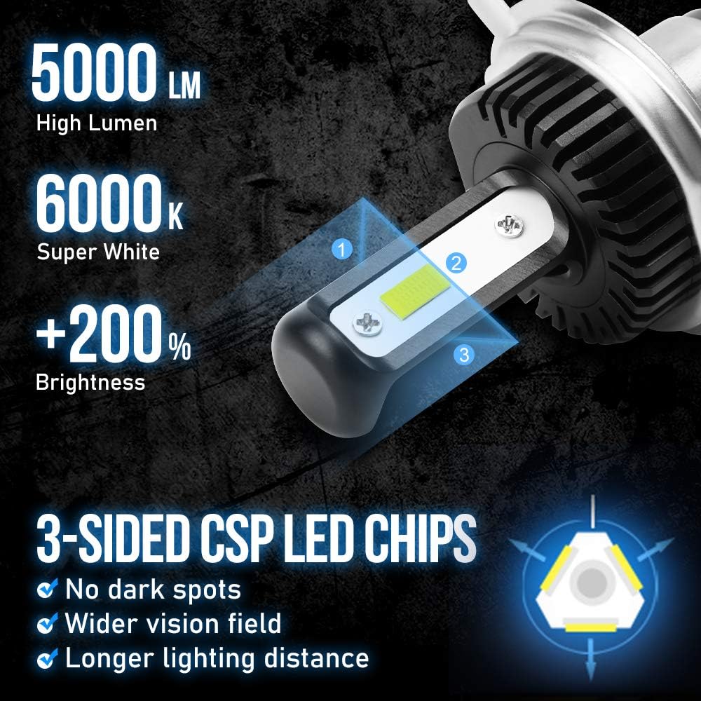 OPL5 MT-V5-H4 Motorcycle LED Headlight Bulb 35W