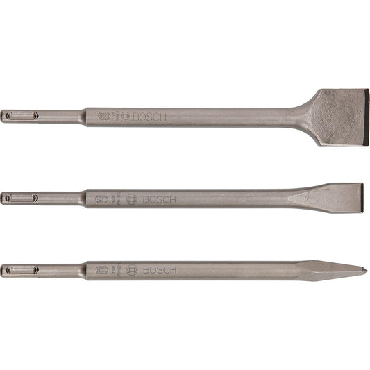 Bosch Sds-Plus 3Pc Chisel Set