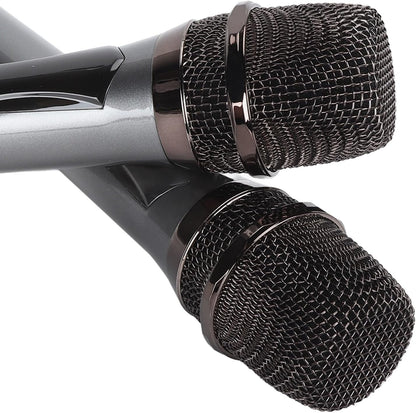 Denash Dual Handheld Wireless Karaoke Mic with LED Display