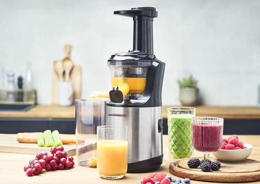 GASTROBACK Advanced Vital Slow Juicer, Black & Silver