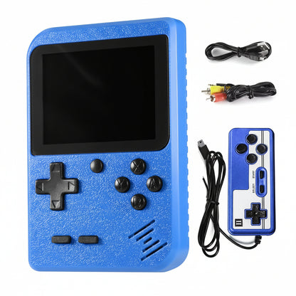 Hbaid Blue01 Retro Handheld Game Console 500 FC Games 3" Screen TV Output for Kids Adults