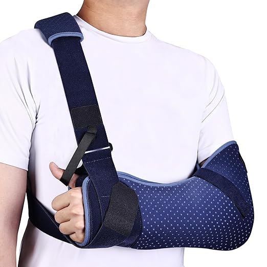 Adjustable Shoulder Sling: Secure, Comfortable Arm Immobilizer for Injury Recovery & Support