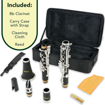 Montreux Sonata Student Bb Clarinet with Lightweight Carrying Case
