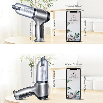 Saker 3-in-1 Cordless Handheld Vacuum Cleaner with Brushless Motor