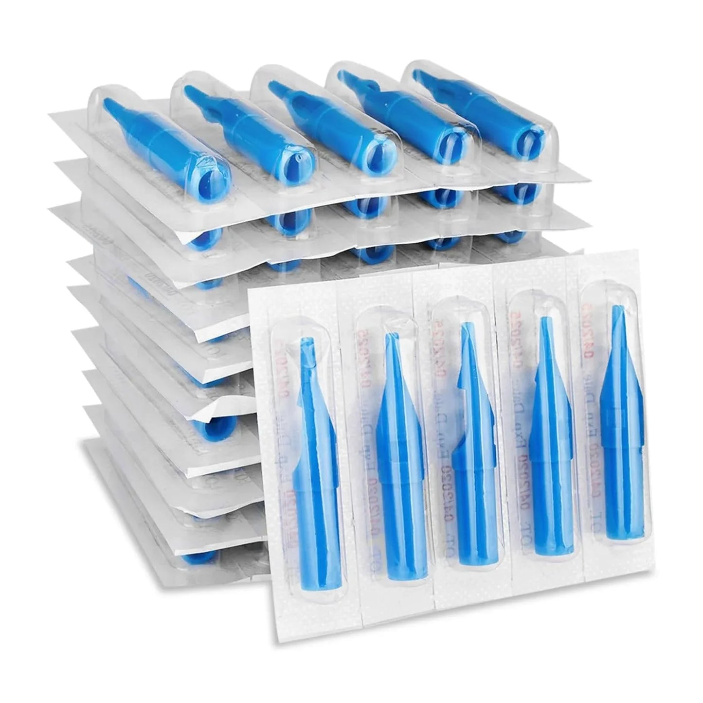 50pcs Blue Disposable Tattoo Needle Tips Set Mixed RT - Gomix Brands Outlet