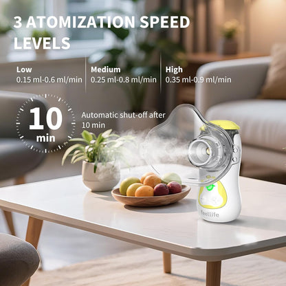 FEELLIFE Air Kids Portable Mesh Nebuliser Machine Silent Handheld Inhaler