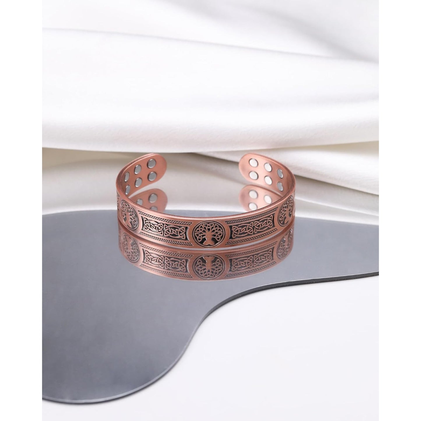 Jecanori 18X Strength Men's Magnetic Copper Bracelet – 3800 Gauss
