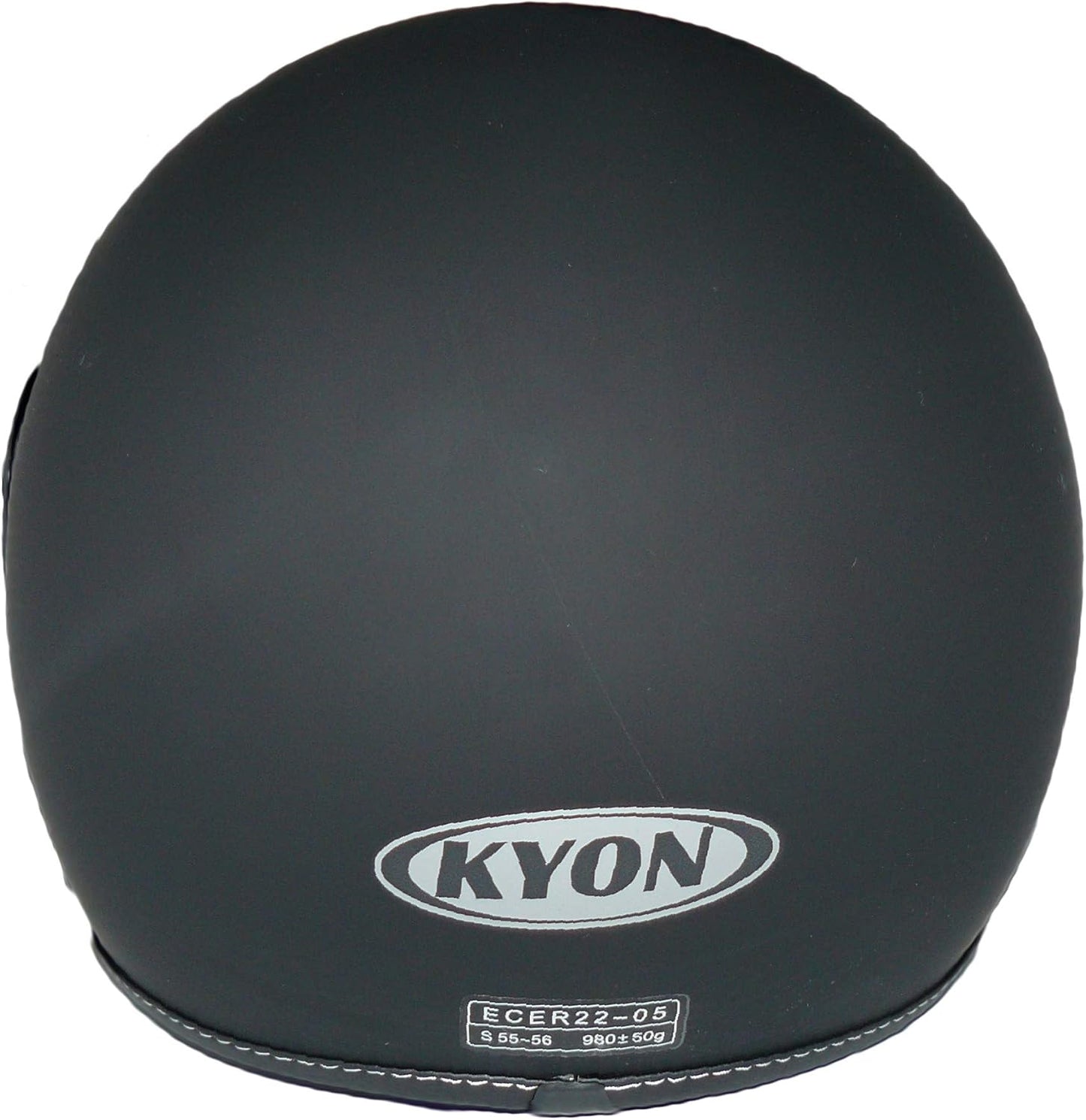 protectWEAR Jet Helmet H710 Matte Black Open‑Face Motorcycle Helmet XL