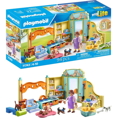 PLAYMOBIL Puppy House Playset – Cute Animal Figures for Kids