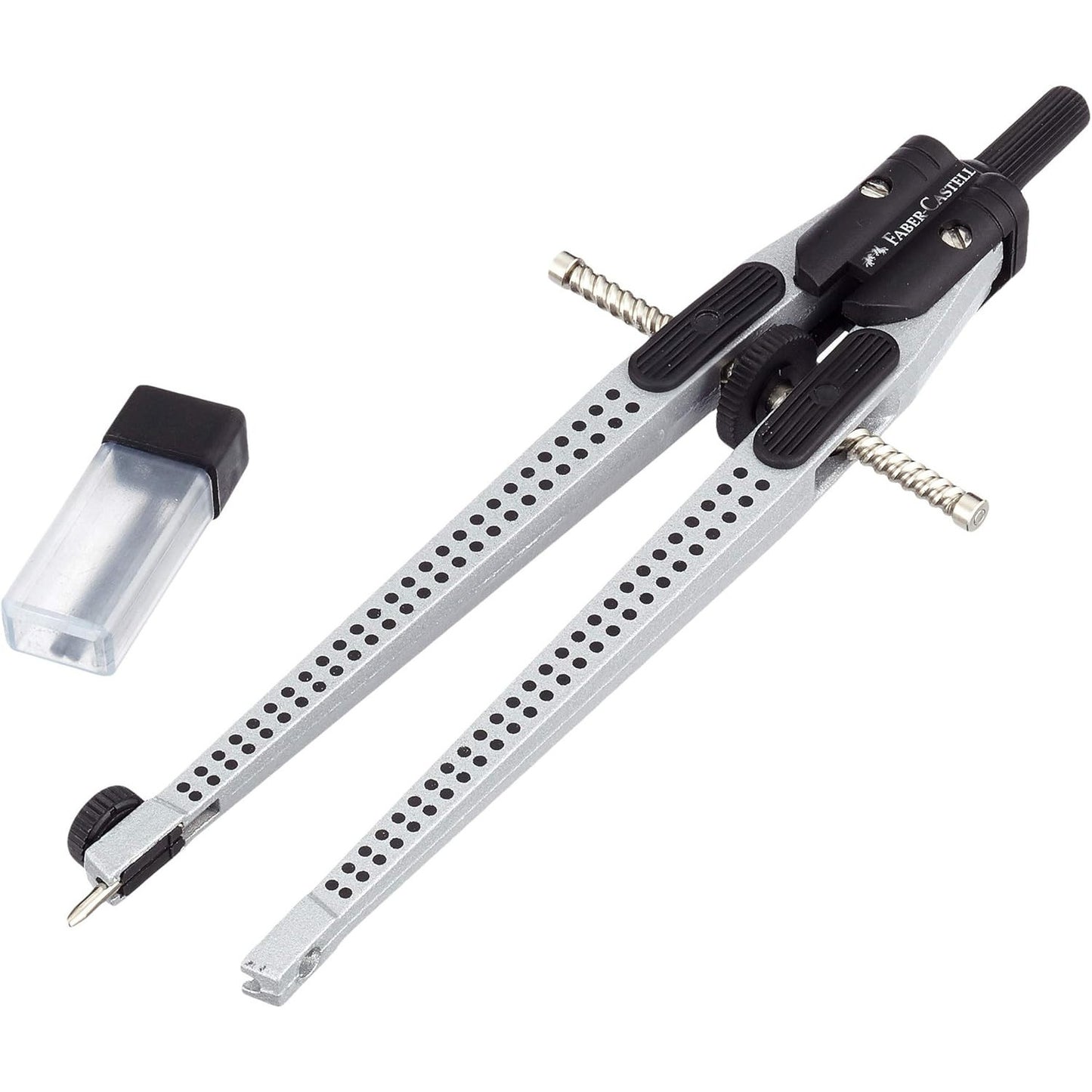 Faber-Castell Grip Quick-Set Silver Compass Precise Drafting Tool
