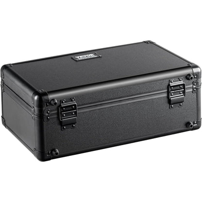 VEVOR Graded Card Storage Box, 4 Slots, Sports Card Holder with Key Lock