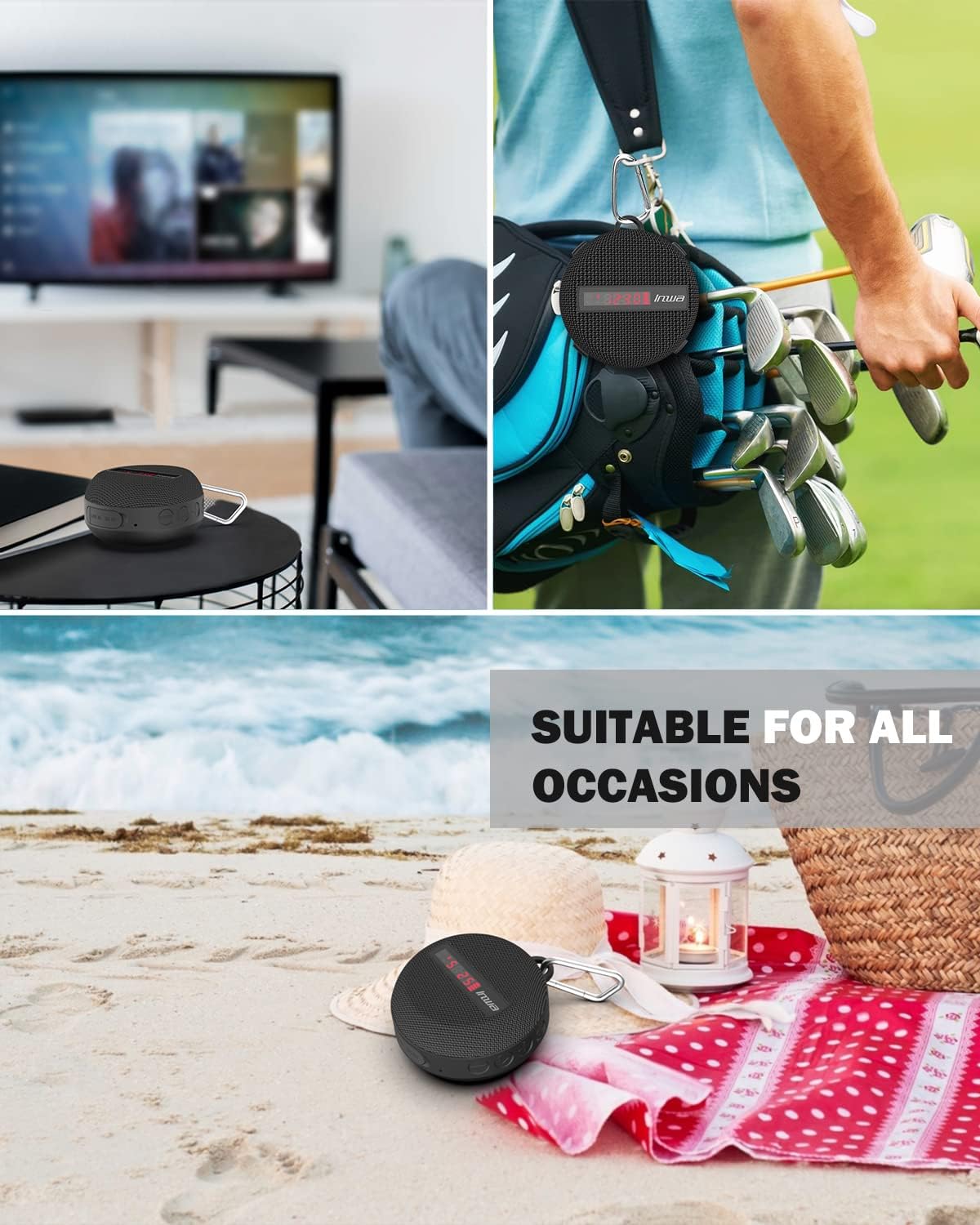 Inwa Portable Bluetooth Bike Speaker MZ-368