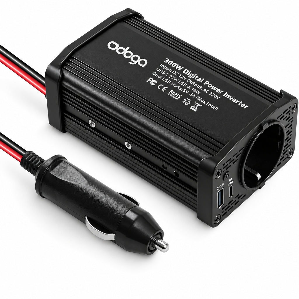 Car Cigarette Lighter 12V to 220V 300W Power Inverter