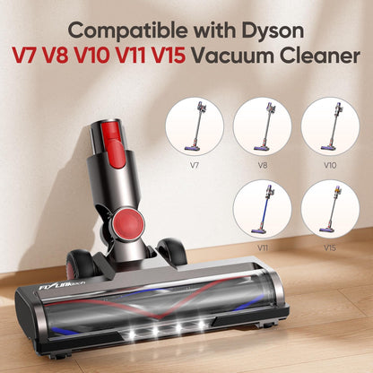 FLYLINKTECH Brush Head for Dyson V7‑V15 Vacuums with LED Lights