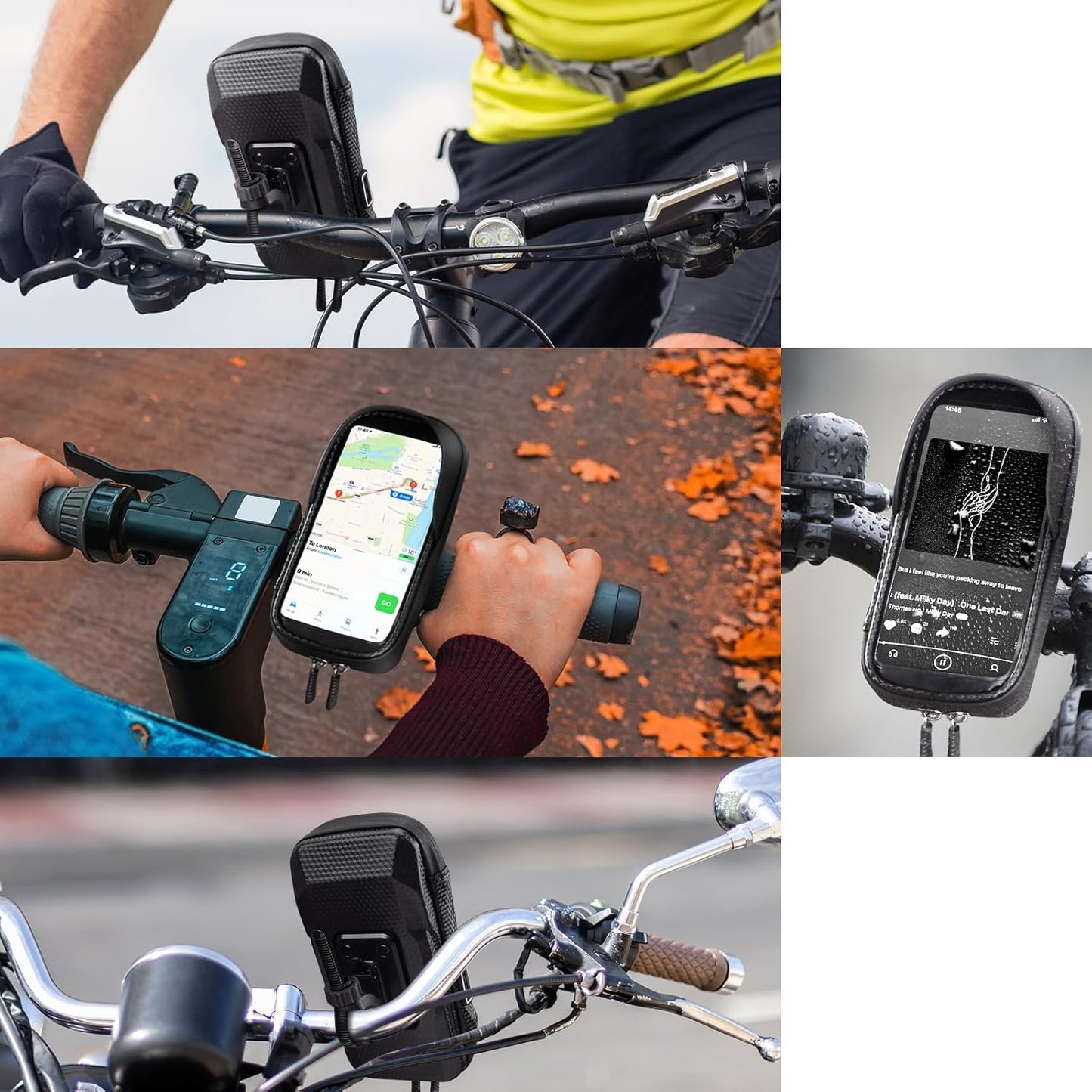 Waterproof EVA Bike Phone Holder Front Frame Bag