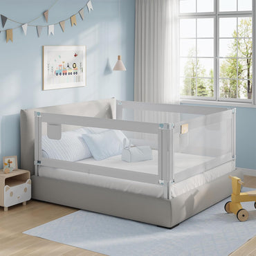 WOLTU 79-inch Adjustable Toddler Bed Rail Guard: Portable Baby Safety Barrier