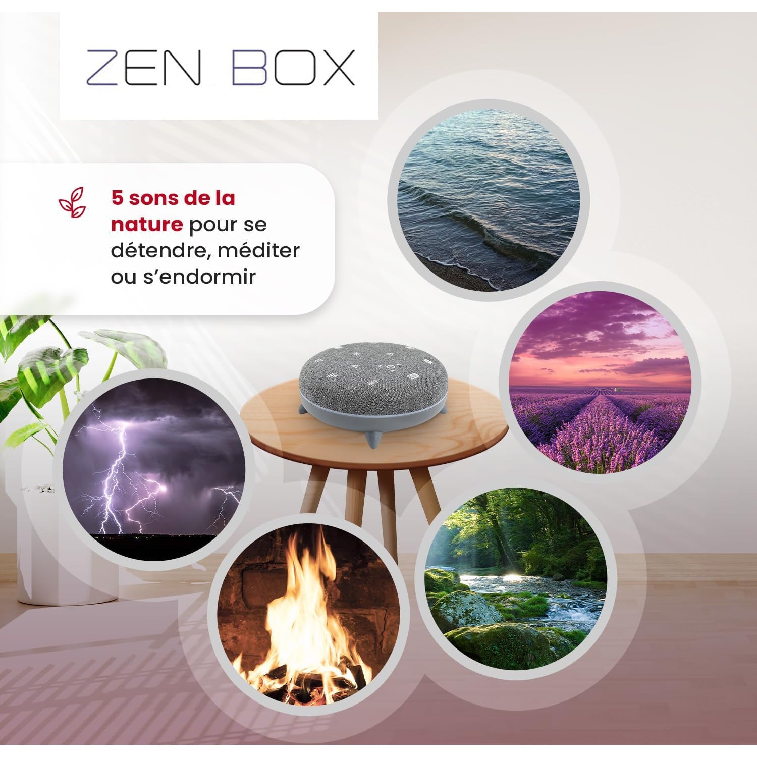 Terraillon Zen Box Bluetooth White Noise & Ambient Light