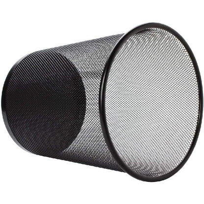 Maxi 12L Black Mesh Waste Bin for Office Kitchen Bathroom