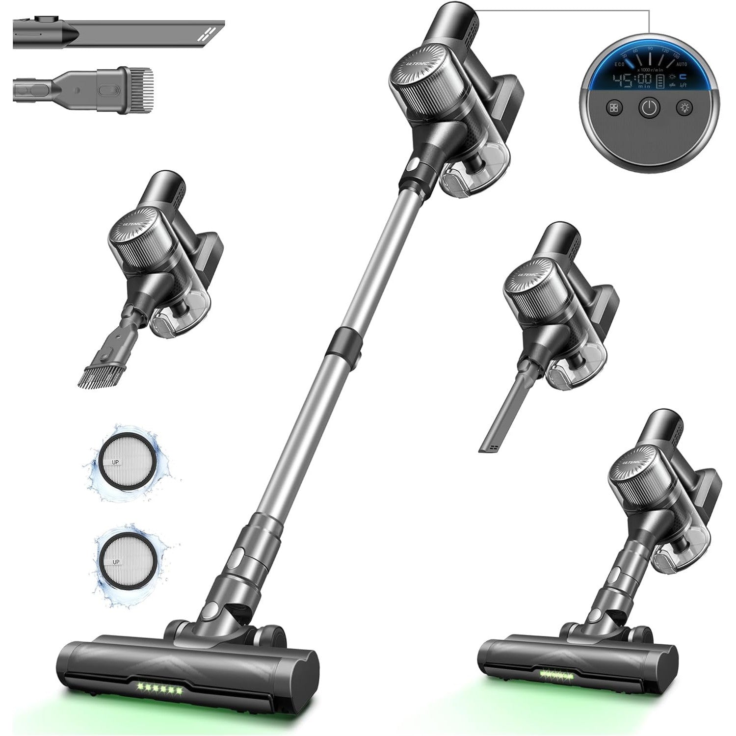 Ultenic U12 Vesla Cordless Stick Vacuum with 450W Motor