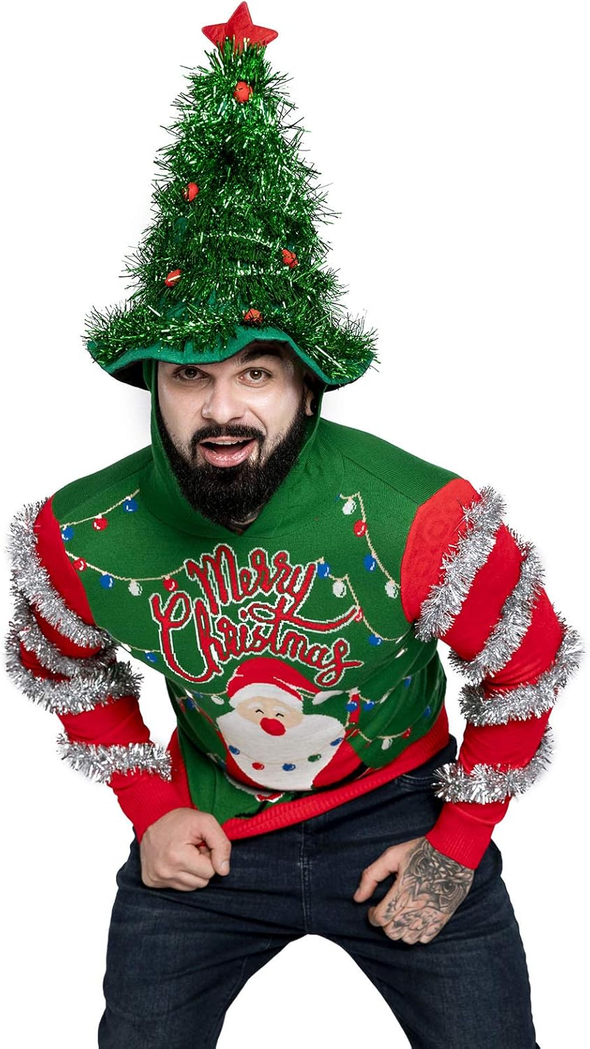 U LOOK UGLY TODAY Festive Chunky Fair Isle Christmas Sweater