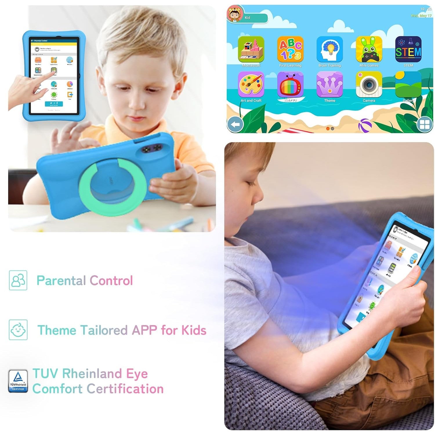 UMIDIGI G2 Kids Tablet 10.1 inch Android 13 Blue