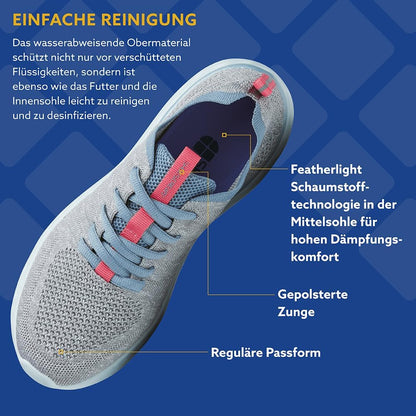 Everlight Women's Lightweight Non‑Slip Trainer Shoes with Trip Protection