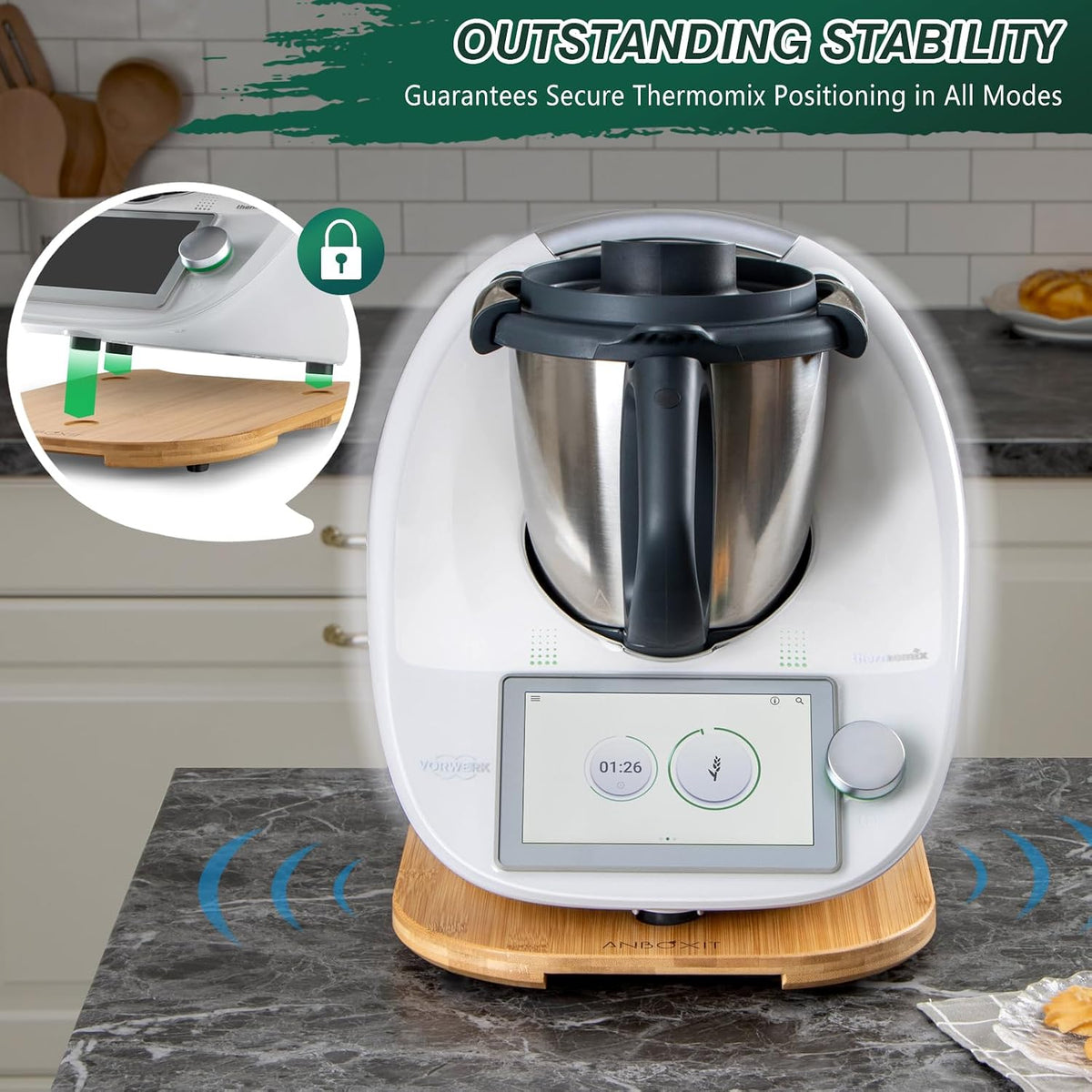 ANBOXIT Slider Board for Thermomix TM6/TM5