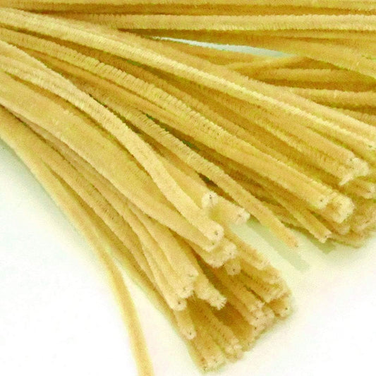 The Crafts Outlet Yellow Chenille Pipe Cleaner 12-inch (30cm) 25pcs