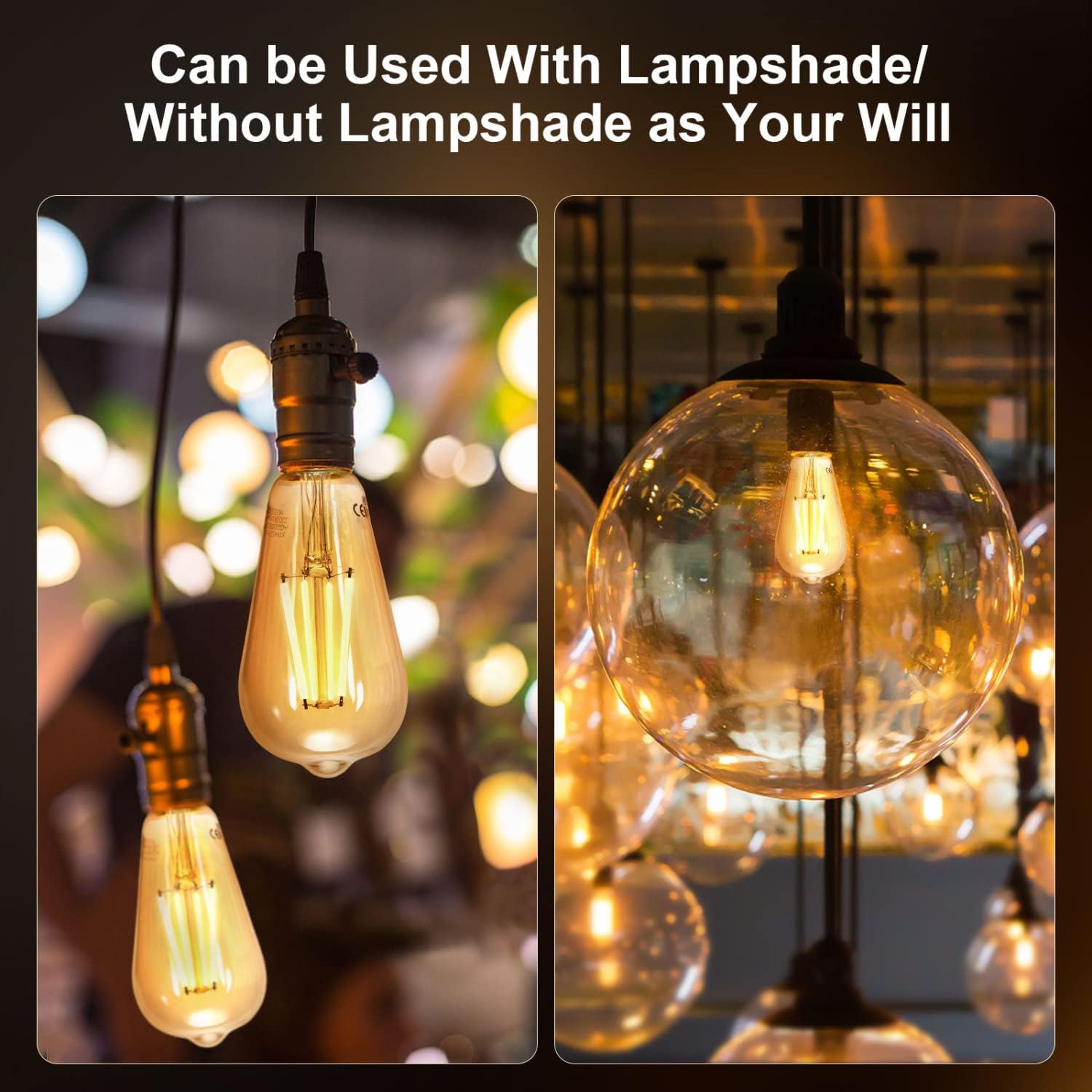 Aigostar Vintage LED Filament Bulb