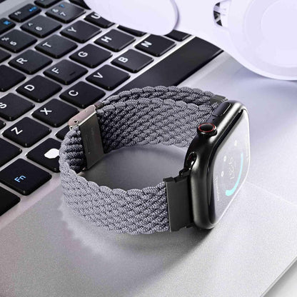 Ayadoo Unisex Nylon Braided Quick Release Watch Band