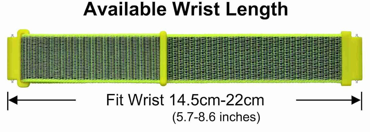 WOCCI Adjustable Nylon Sport Loop Watch Band