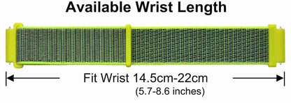 WOCCI Adjustable Nylon Sport Loop Watch Band