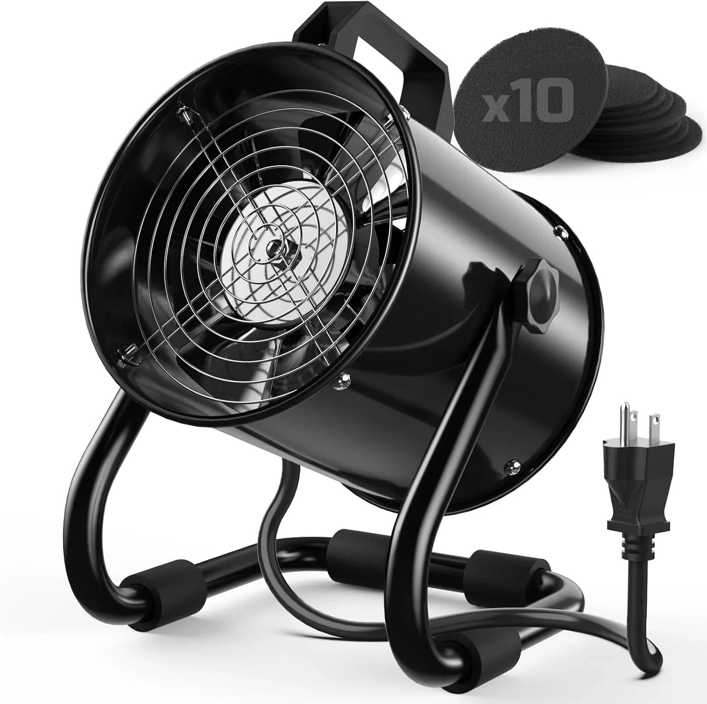 Jeebel Camp 6" Portable Range Hood 350 CFM Black - Gomix Brands Outlet