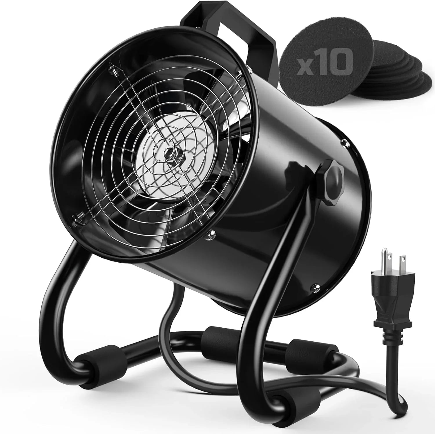 Jeebel Camp 6" Portable Range Hood 350 CFM Black - Gomix Brands Outlet