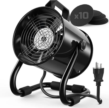 Jeebel Camp 6" Portable Range Hood 350 CFM Black - Gomix Brands Outlet