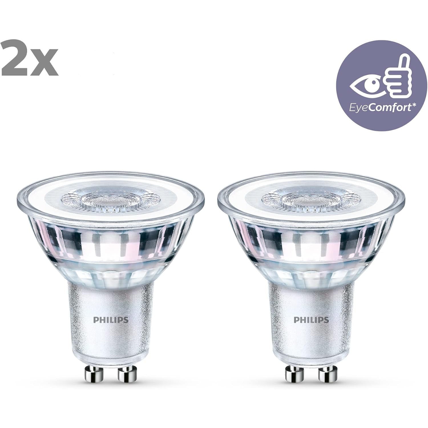 Philips LED Classic GU10 Spot 4.6W Cool White 50W