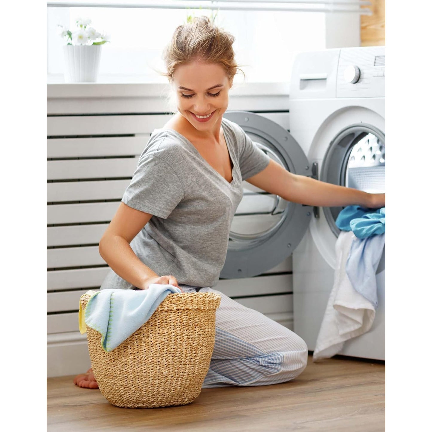 VeraCosy Women's Fuzzy Memory Foam Non‑Slip Slippers