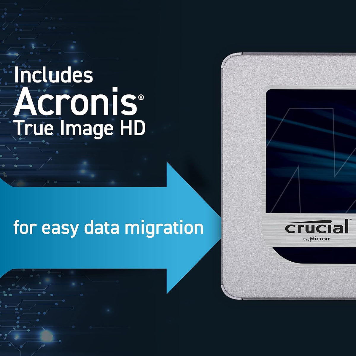 Crucial MX500 3D NAND SATA 2.5 Inch Internal SSD CT500MX500SSD1