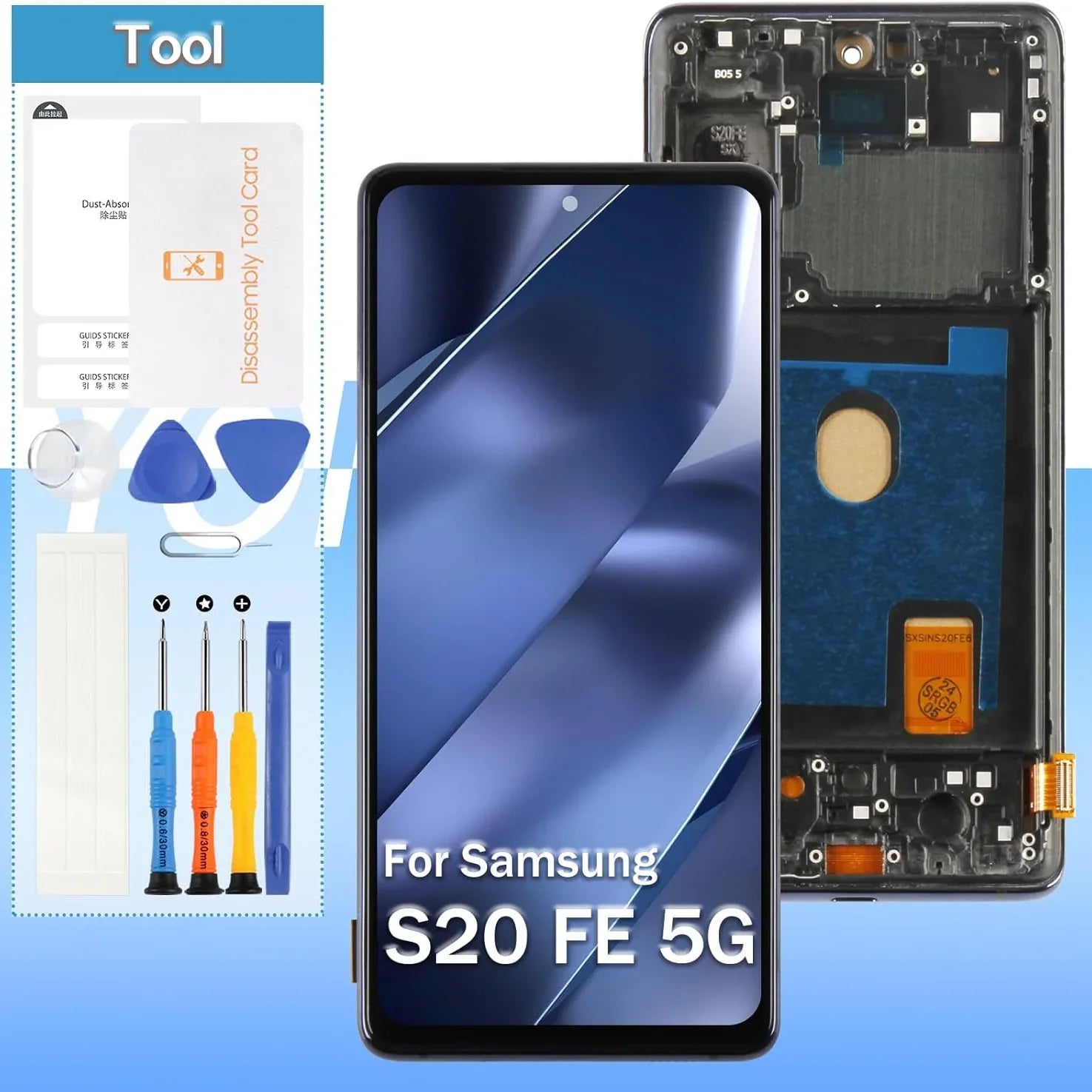 Yondista 6.5" TFT LCD Replacement for Samsung Galaxy S20 FE - Gomix Brands Outlet