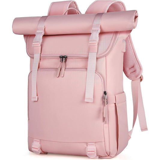 NEWHEY Expandable Rolltop Laptop Backpack 17.3" Waterproof 32L