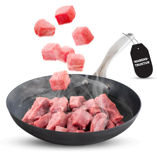 Satake 28‑Inch Cast Iron Honeycomb Non‑Stick Frying Pan