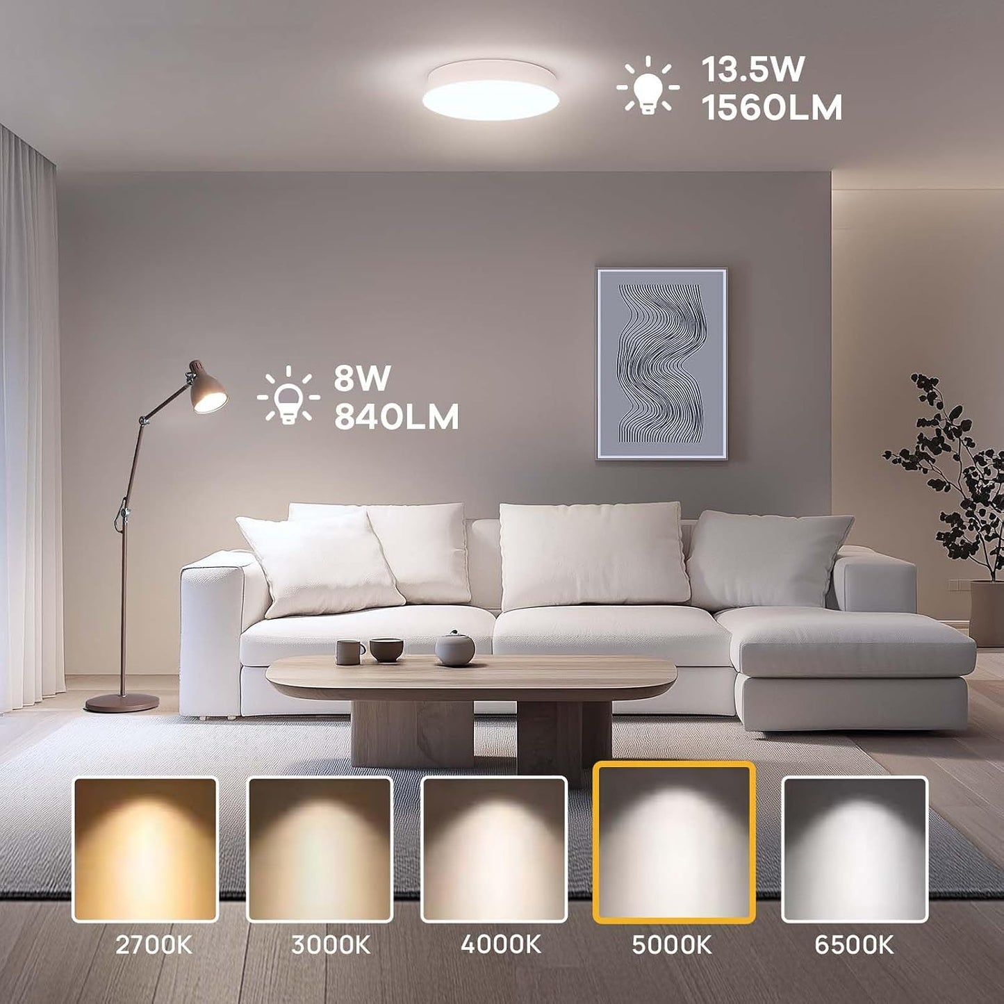 Linkind A60 E27 LED Light Bulb 13.5W 100W Equivalent 1560LM Non Dimmable